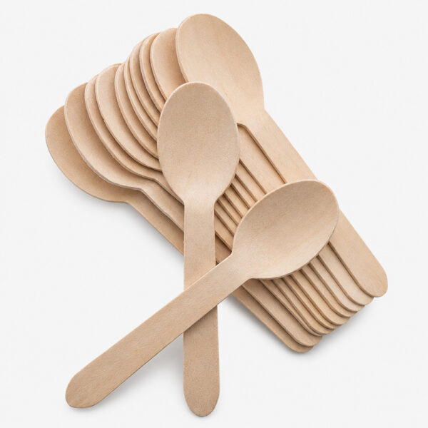 16cm bamboo cutlery, takeaway meal utensils, bulk foodservice cutlery