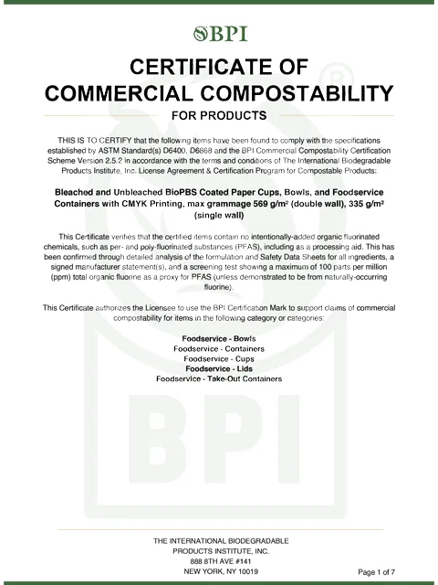 BPI Certificate