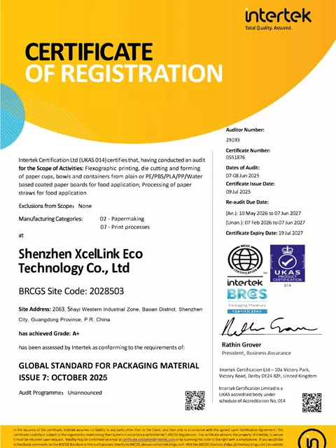 BRC Certificate