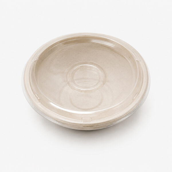Bagasse Bowls with Clear Lids for Takeaway Meals