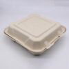 Bagasse Clamshell Box for Takeaway Meals Bagasse Clamshell Box for Takeaway Meals