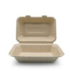 Bagasse Clamshell Takeout Box for Food Packaging Bagasse Clamshell Takeout Box for Food Packaging