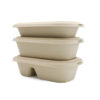 Bagasse Food Container with Separate Lid