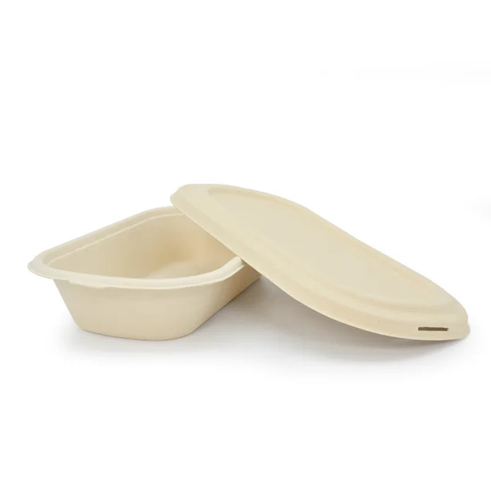 Bagasse Food Container with Separate Lid