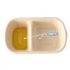Bagasse Food Container with Separate Lids for Meals