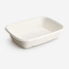 Bagasse Food Containers with Clear Lid Options