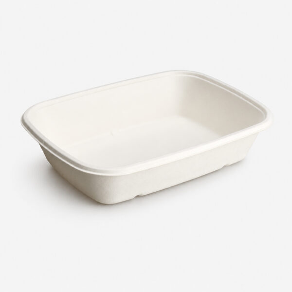 Bagasse Food Containers with Clear Lid Options