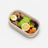 Bagasse Food Containers with Clear Lid Options