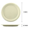 Bagasse Plate 9 Inch for Foodservice Meals Bagasse Plate 9 Inch for Foodservice Meals