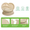 Bagasse Round Plates for Catering Foodservice Bagasse Round Plates for Catering Foodservice