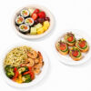 Bagasse Round Plates for Catering Foodservice Use