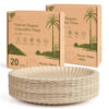 Bagasse Round Plates for Catering and Foodservice