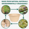 Bagasse Sauce Cup for Condiments and Dips