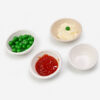 Bagasse Sauce Cup with Fitted Lid for Condiments