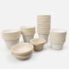 Bagasse Sauce Cup with Fitted Lid for Condiments
