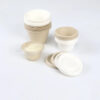 Bagasse Sauce Cups with Fitted Lids