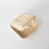 Bagasse-Style Clamshell Box with Hinged Lid Bagasse-Style Clamshell Box with Hinged Lid