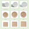 Bagasse-Style Molded Fiber Plates for Catering Bagasse-Style Molded Fiber Plates for Catering