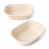 Bagasse-Style Molded Fiber U Box Food Container