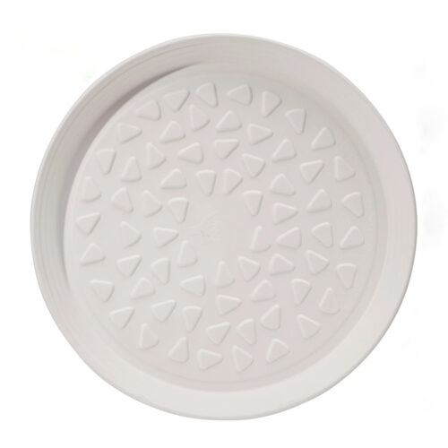 Bagasse-Style Pizza Plate with Raised Pattern Bagasse-Style Pizza Plate with Raised Pattern