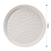 Bagasse-Style Pizza Plate with Raised Pattern Bagasse-Style Pizza Plate with Raised Pattern