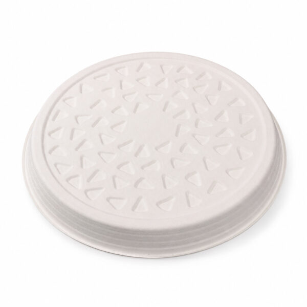 Bagasse-Style Pizza Plate with Raised Pattern Bagasse-Style Pizza Plate with Raised Pattern