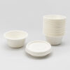 Bagasse-Style Sauce Cup with Fitted Lid