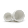 Bagasse-Style Sauce Cup with Fitted Lid for Condiments