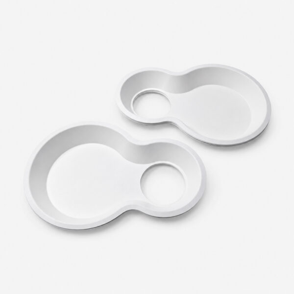Bagasse-Style Tray with Cup Holder for Snack Meals
