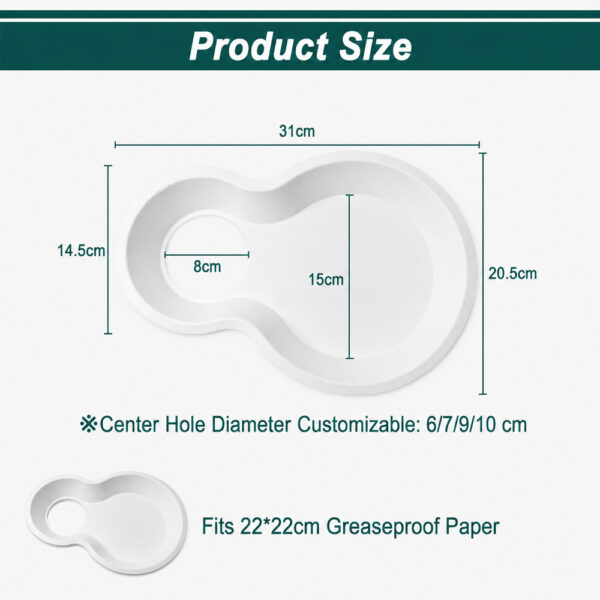 Bagasse-Style Tray with Cup Holder for Snack Meals