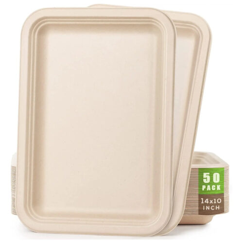 Bagasse Tray 14x10 Inch for Catering Service