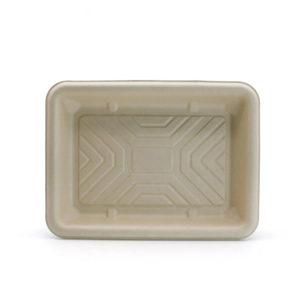 Bagasse Tray for Deli, Meat, and Produce Display