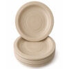 Bamboo Fiber Round Plate for Foodservice Meals
