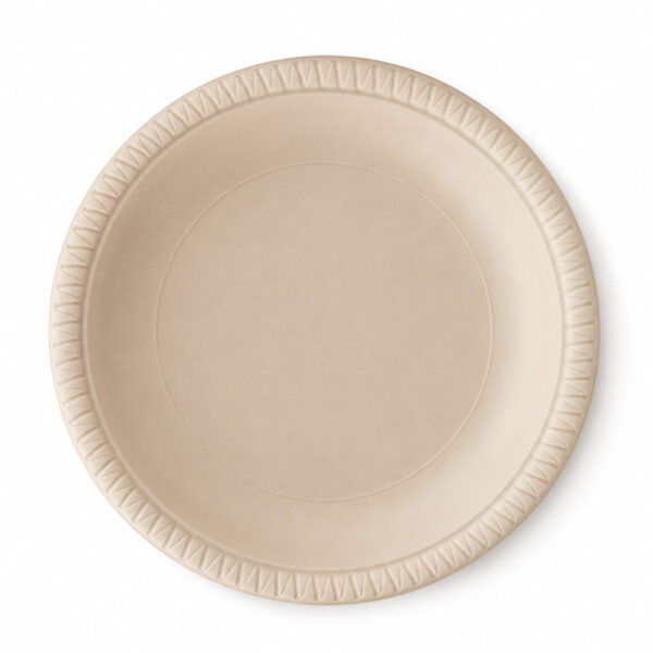 Bamboo Fiber Round Plate for Foodservice Meals