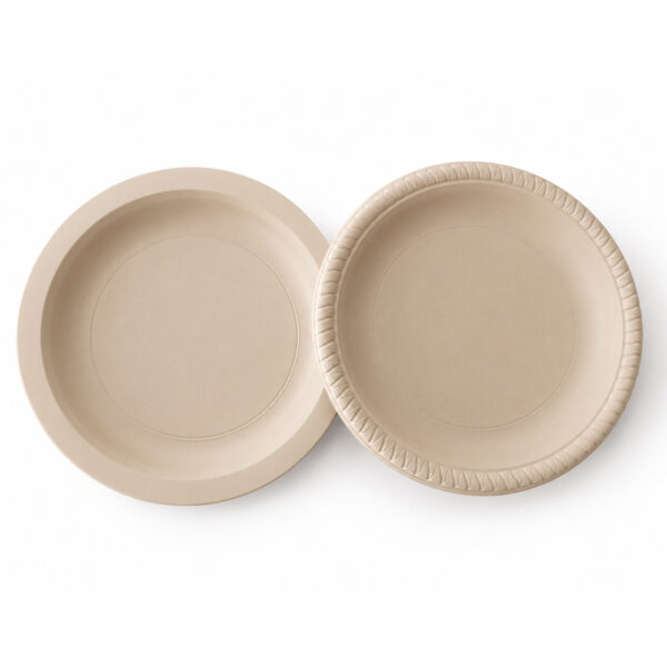 Bamboo Fiber Round Plate for Foodservice Meals