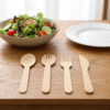 Bamboo-Style Cutlery Set for Foodservice Supply Bamboo-Style Cutlery Set for Foodservice Supply