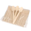 Bamboo-Style Spoon for Wrapped Foodservice Cutlery