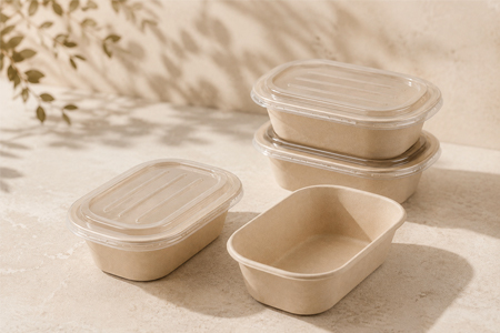 Biodegradable sugarcane bagasse food containers for wholesale supply