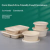 Cornstarch Bowl with Separate Fitted Lid