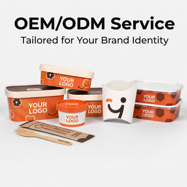 Custom Printed Paper Food Box for Takeaway Meals