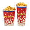 Custom Printed Paper Popcorn Buckets for Cinema Snacks Custom Printed Paper Popcorn Buckets for Cinema Snacks
