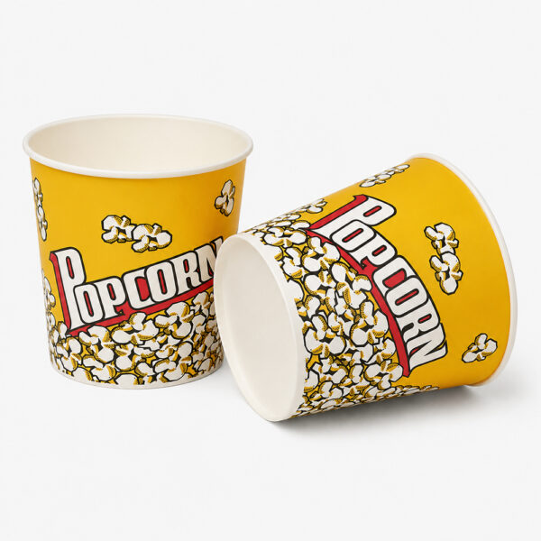 Custom Printed Paper Popcorn Buckets for Concessions Custom Printed Paper Popcorn Buckets for Concessions