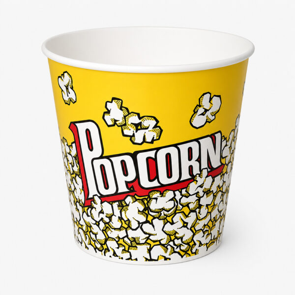 Custom Printed Paper Popcorn Buckets for Concessions02 Custom Printed Paper Popcorn Buckets for Concessions