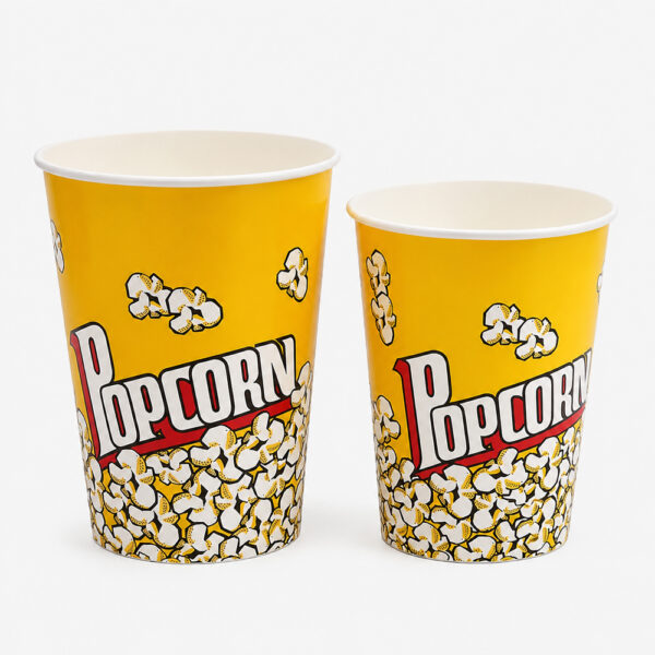 Custom Printed Paper Popcorn Buckets for Concessions Custom Printed Paper Popcorn Buckets for Concessions