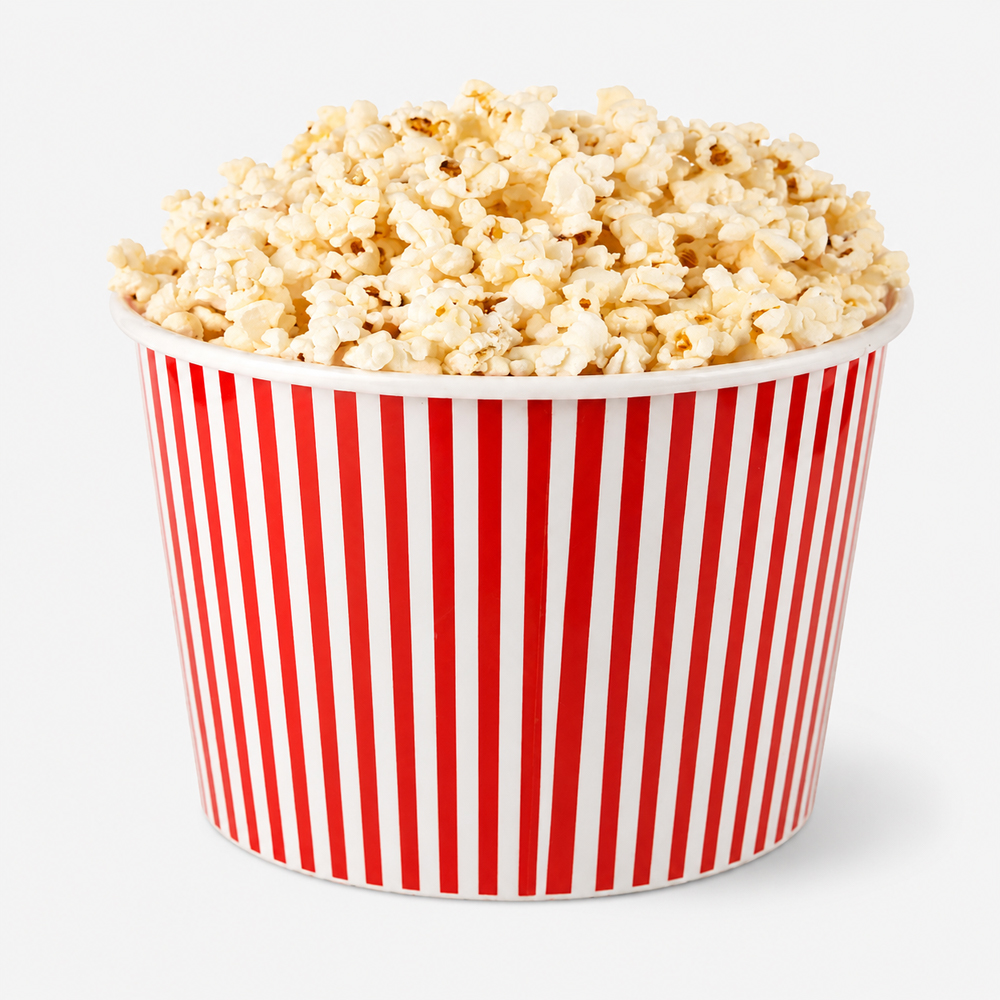 Custom Printed Paper Popcorn Buckets for Events
