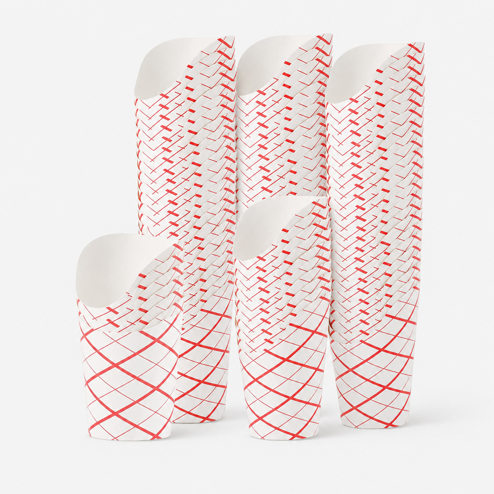 Disposable Paper Buckets for Fries and Snack Packaging