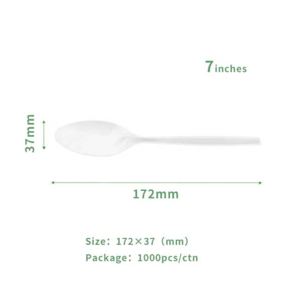 Disposable Spoon 7 Inch for Foodservice Supply Disposable Spoon 7 Inch for Foodservice Supply