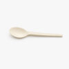 Disposable Spoon with White Plastic-Style Finish
