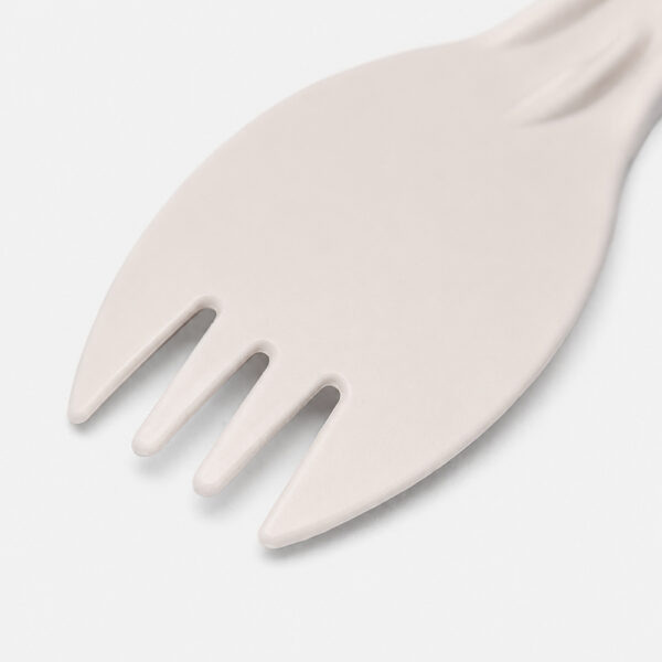 Disposable Spork with Smooth Ivory Finish