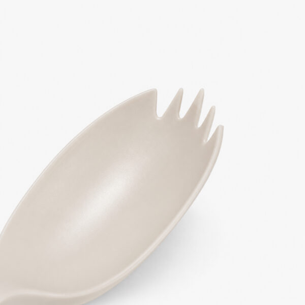 Disposable Spork with Spoon-Fork Head for Meals